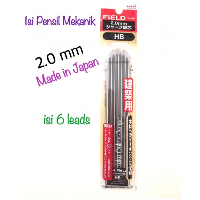 

TERBARU ATK0789UN HB 2.0mm JAPAN refill isi pensil mekanik 144824 mechanical /ALAT TULIS