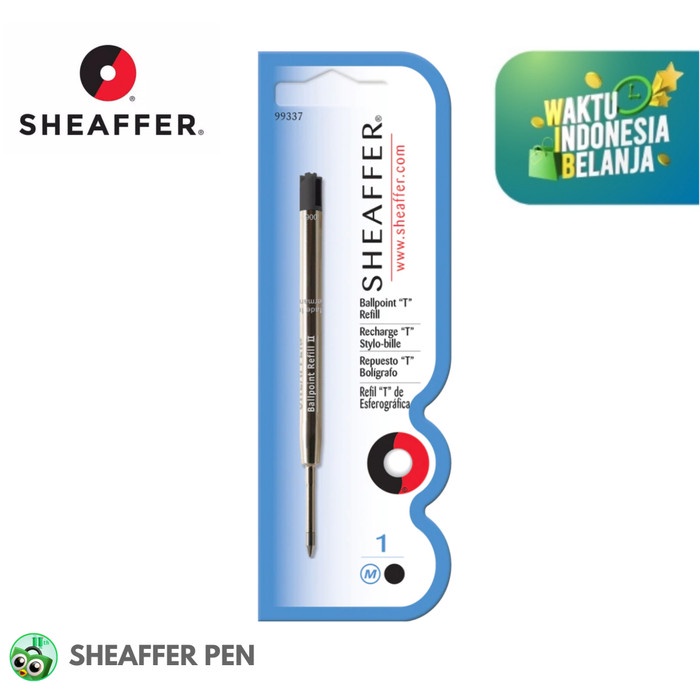

TERBARU Sheaffer Ballpoint Refill T Style Black Medium Blister Card /ALAT TULIS AESTHETIC/ALAT TULIS