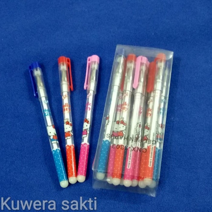 

Discount Pulpen Frixion Hello kitty (per lusin) /ALAT TULIS AESTHETIC/ALAT TULIS SET/ALAT TULIS