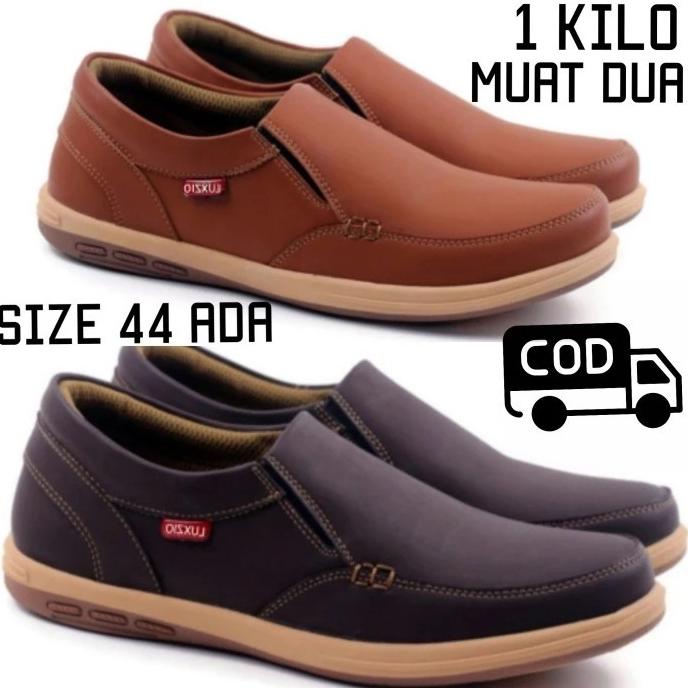 BAYAR DITEMPAT Sepatu Pria Slip On Kasual Sepatu Kerja Kickers Kulit Import Sol Karet /SLIP ON PRTIA HITAM/SLIP ON PRIA PUTIH/SLIP ON PRIA KULIT/SLIP ON PRIA CASUAL