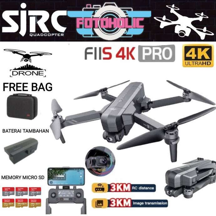 SJRC F11S PRO 4K 3KM/DRONE SJRC F11S PRO 4K 3KM VERSION EIS ANTISHAKE