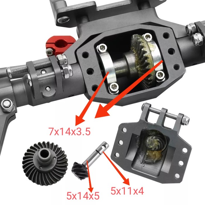 Promo Bearing Gardan Portal Prisma Rc Axial Scx10 Ii Terlaris