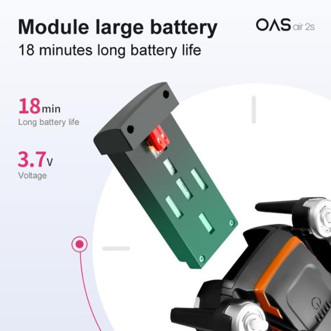 baterai drone K101 MAX lipo 3.7v 1800mAH