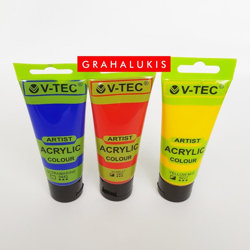 

[RCP34] V-TEC Artist Acrylic Paint 75ml / Cat Akrilik V-TEC 75 ml (varian 1) Terbaru