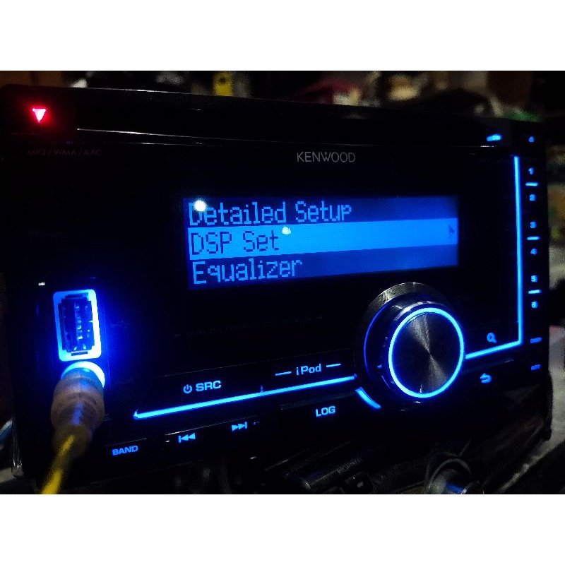 head unit double din JVC/ Kenwood seri DPXU6120 DSP time aligment