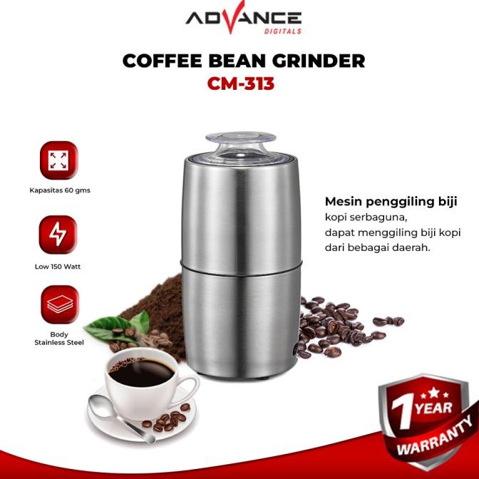 Coffee Bean Grinder Advance CM-313 Alat Penggiling Biji Kopi