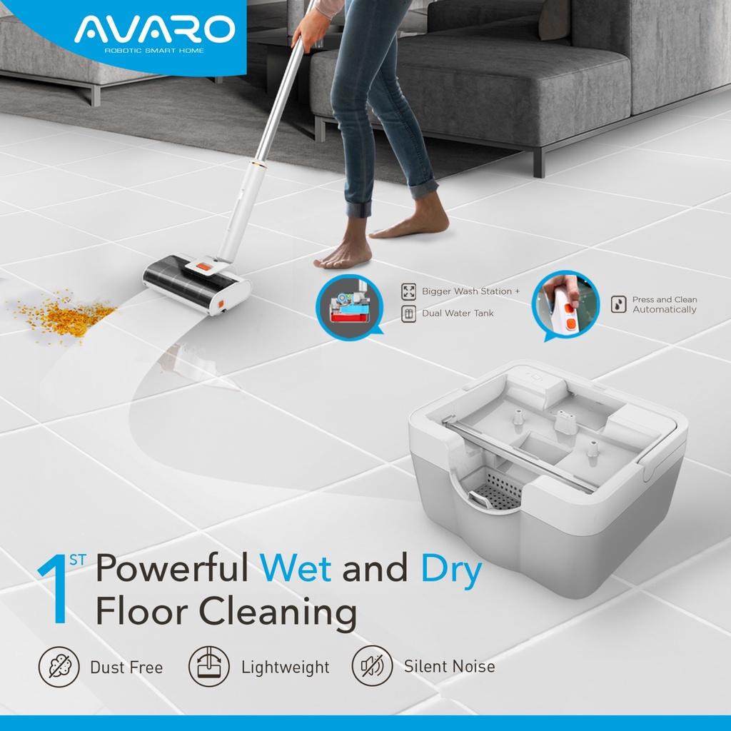 Avaro EVOCS Hybrid Mop Cordless Alat Pel Canggih Wet & Cleaning