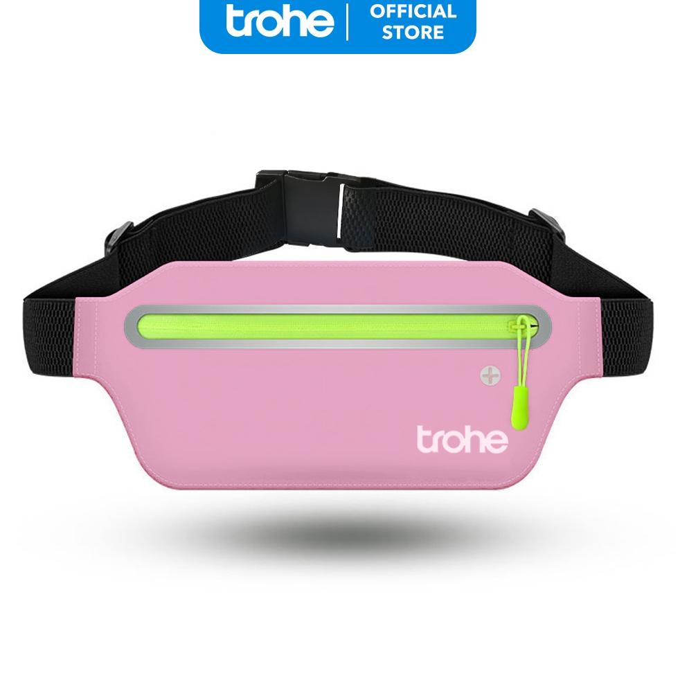 Ada Disini TROHE - Running Belt Waterproof Tas Pinggang Olahraga / Go Belt Tas Olahraga Fitness Runn