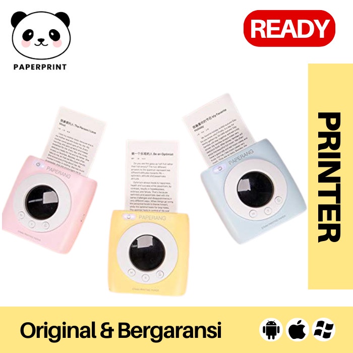 Terlaris Paperang P2S Mini Printer Bluetooth Upgrade P2