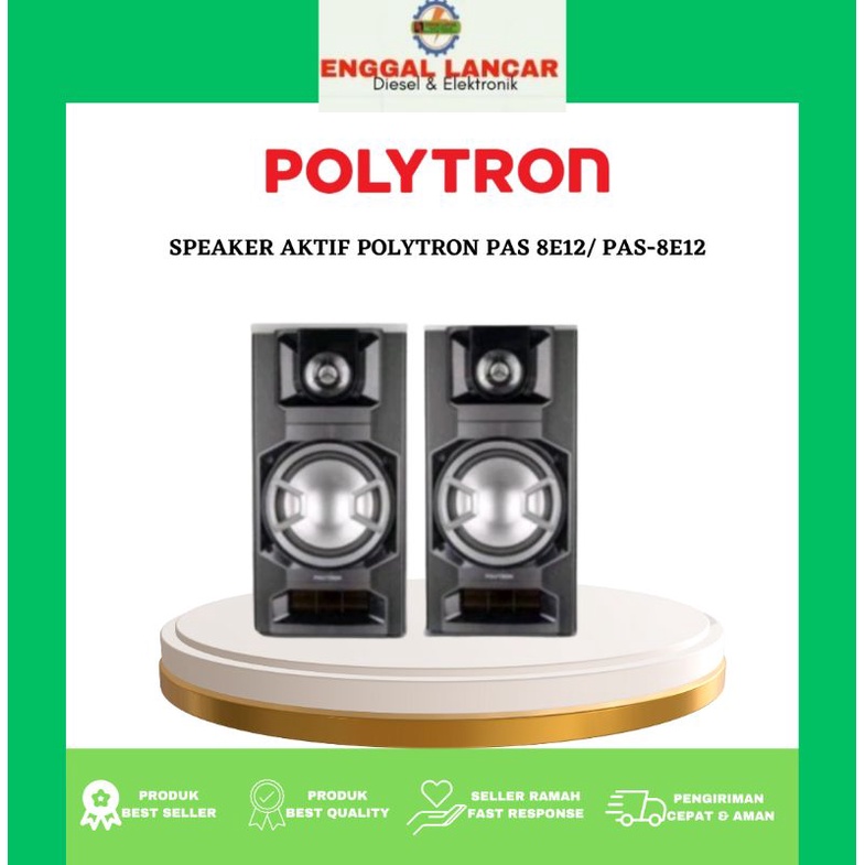 SPEAKER AKTIF POLYTRON PAS 8E12/ PAS-8E12 BERGARANSI