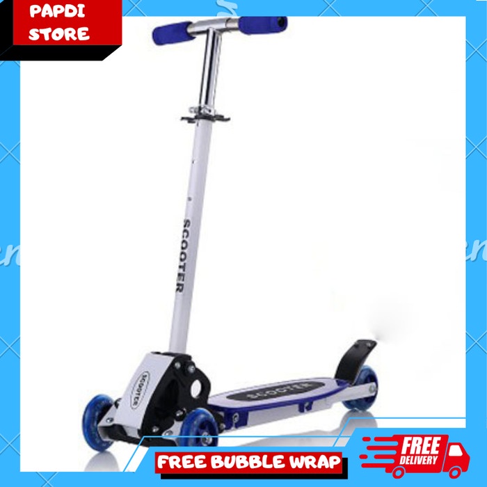 Otoped Skuter Anak 4 Roda Anti Slip Scooter Mainan Anak (Z8R6) Gratis Ongkir Import Skuter Listrik O