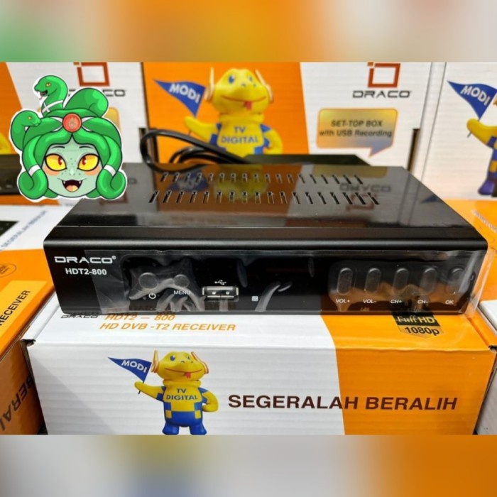Terlaris Set Top Box Tv Stb Digital Draco Hdt2-800 Tv Digital