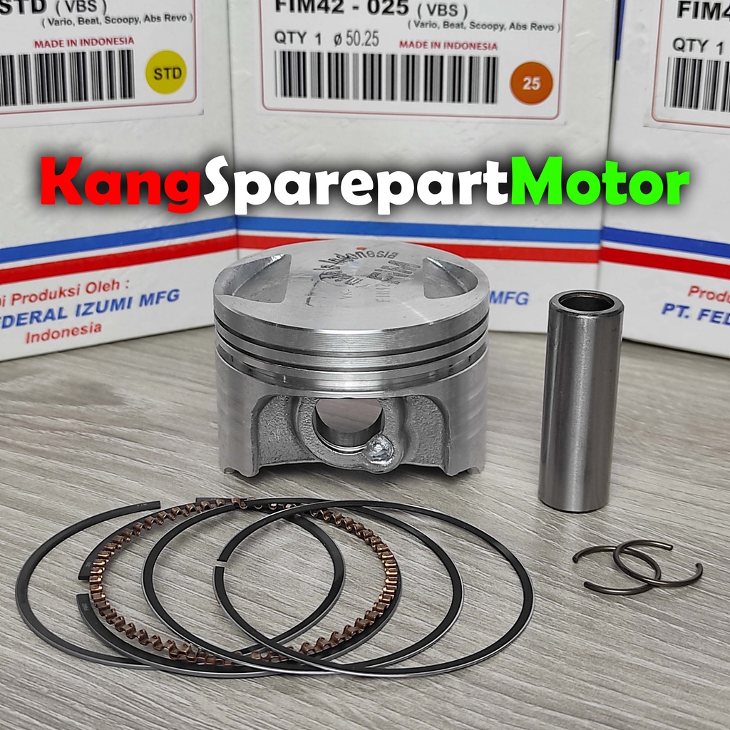 Seher Piston Set FIM 50 50.25 50.5 50.75 51 51.5 52 Vario 110 karbu Beat Blade Revo Absolute Pin 13
