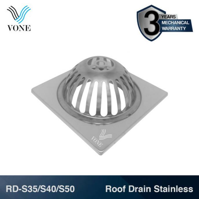 Roof drain Vone RD S40 / Saringan Pembuangan Air Atas Dak/Saringan Dak
