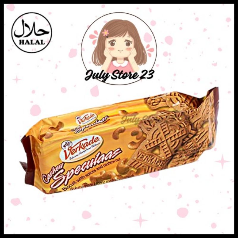 

Biskuit Verkade Speculaas Mede Cashew 200gr