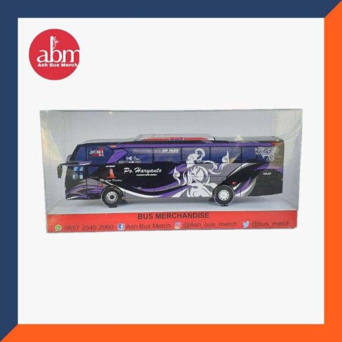 Flash Sale Miniatur Bus / Miniatur Bis Papercraft Po. Haryanto "Keysha" Terbaru