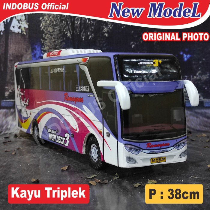Must Have Indobus Miniatur Bus Bis Ramayana Jetbus 3 Plus Shd Terbaru
