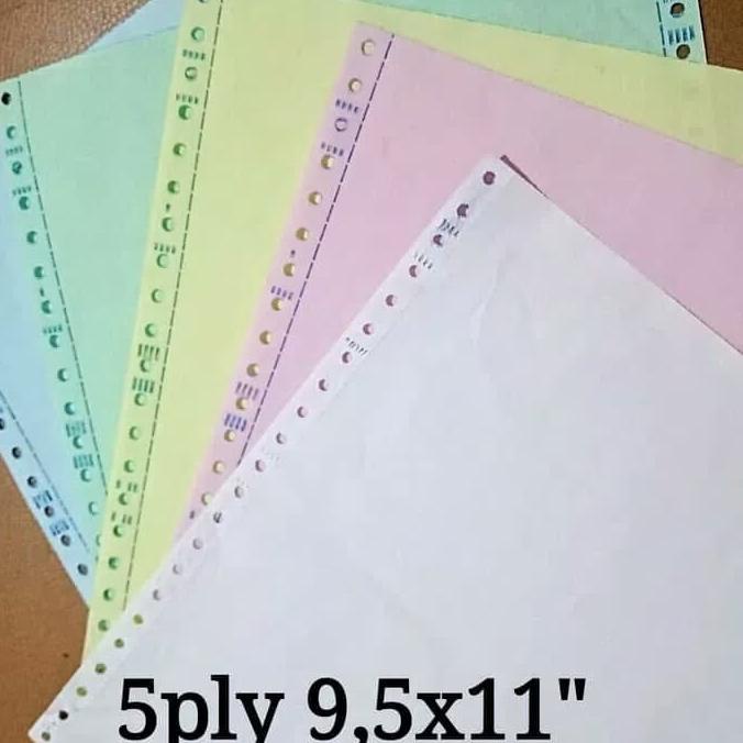 

Kertas 5Ply Continuous Form 9.5X11Inch Isi 250Set