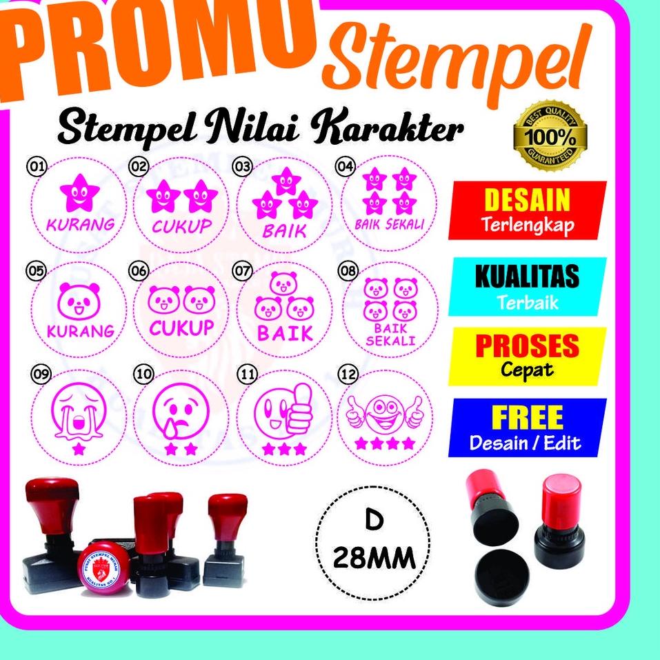 

Promo9.9☁ Stempel Nilai Karakter TK / PAUD / SD murah berkualitas 825➤