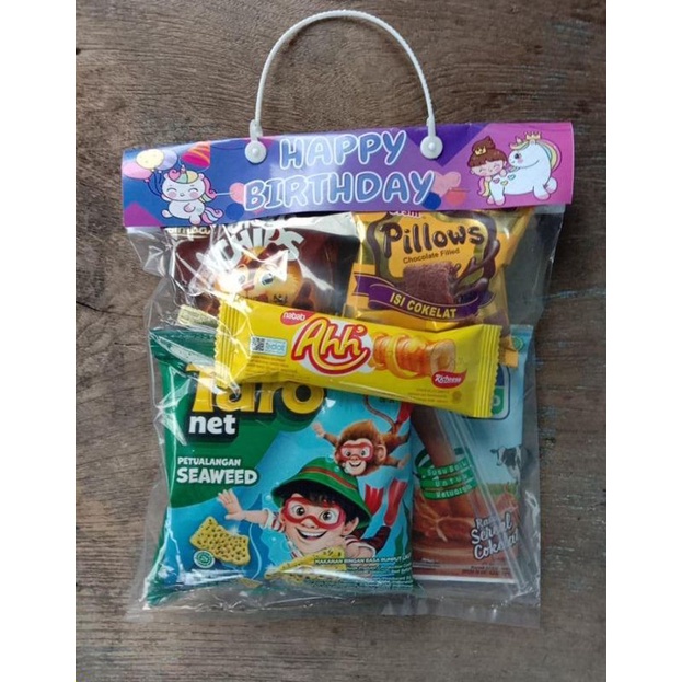 

paket ulang tahun/ bingkisan ulang tahun anak/ snack ultah anak / hampers ultah anak