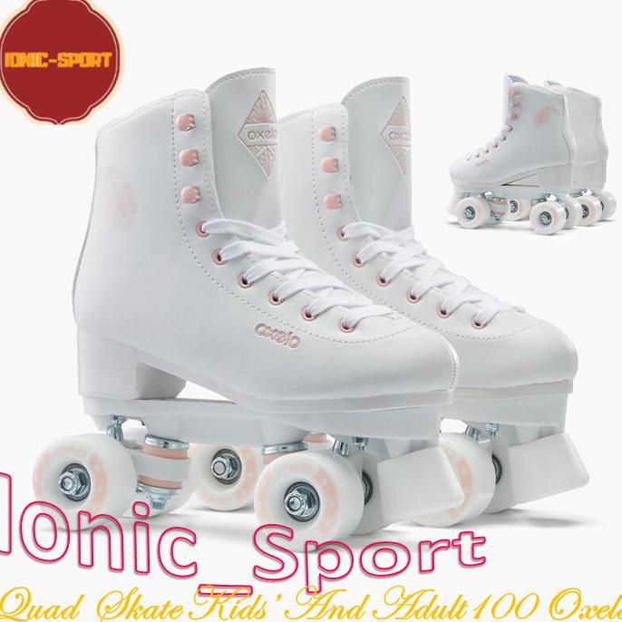 Sepatu Roda Anak Dewasa Oxelo Quad Skate 100 Roller Skating Artistic