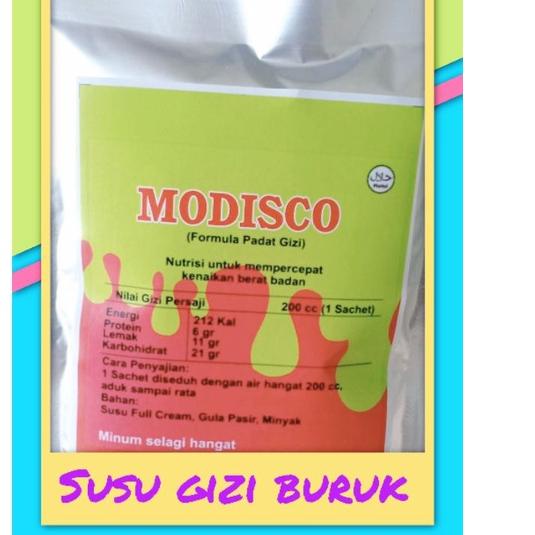 

Diskon✔️✔️MODISCO 500gr Formula Padat Gizi (Forpazi yang disempurnakan)