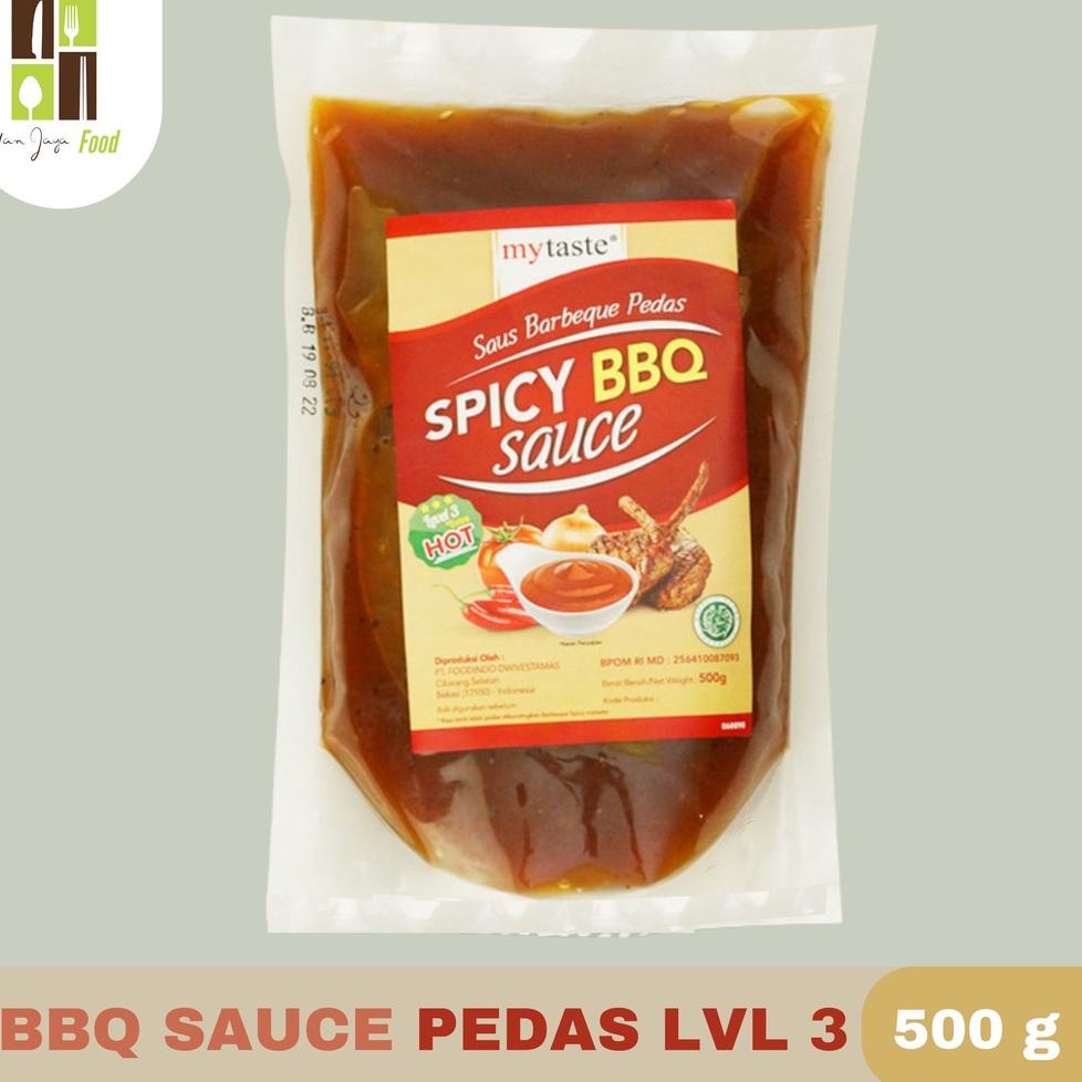 

DISKON !!! MyTaste Saus BBQ Pedas Lvl 3 / Saus BBQ Sauce [500g/1Kg] [KODE 8]