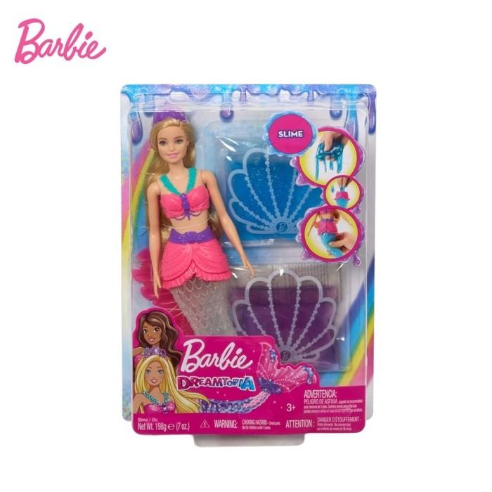 Terlaris Barbie Dreamtopia Slime Mermaid Doll