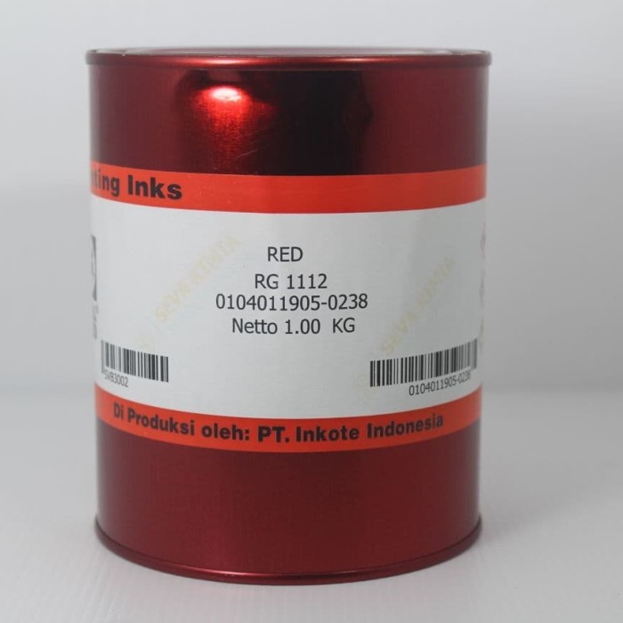 

tinta sablon Red RG 1112 royal guard