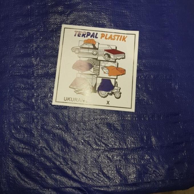Terpal plastik A5 ukuran 4x6 bahan tebal & terjamin