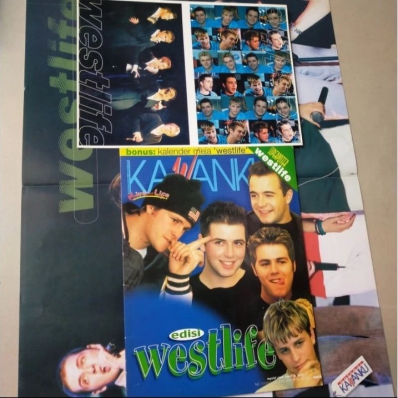 Majalah Kawanku 2001 - Edisi Khusus Westlife + bonus Super Poster