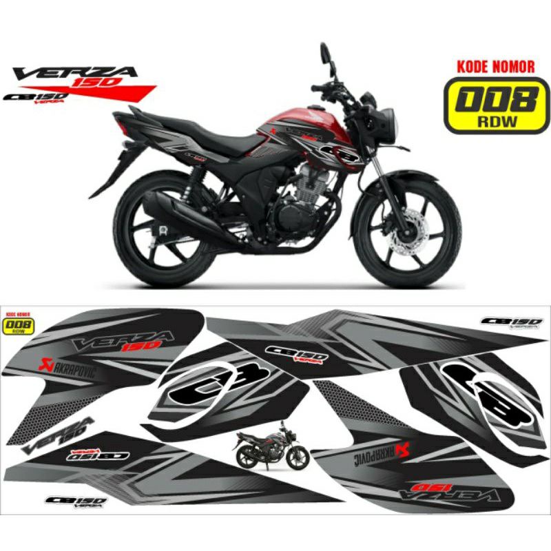 COD/Stiker striping Verza  lis variasi verza cb150 sticker cuatom honda cb new