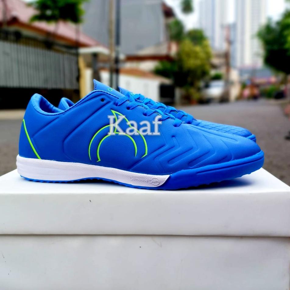 Kualitas Terbaik Sepatu Futsal Ortuseight Forte Orochi Fg Blue Green l COD Sepatu Bola l Futsal Ortu
