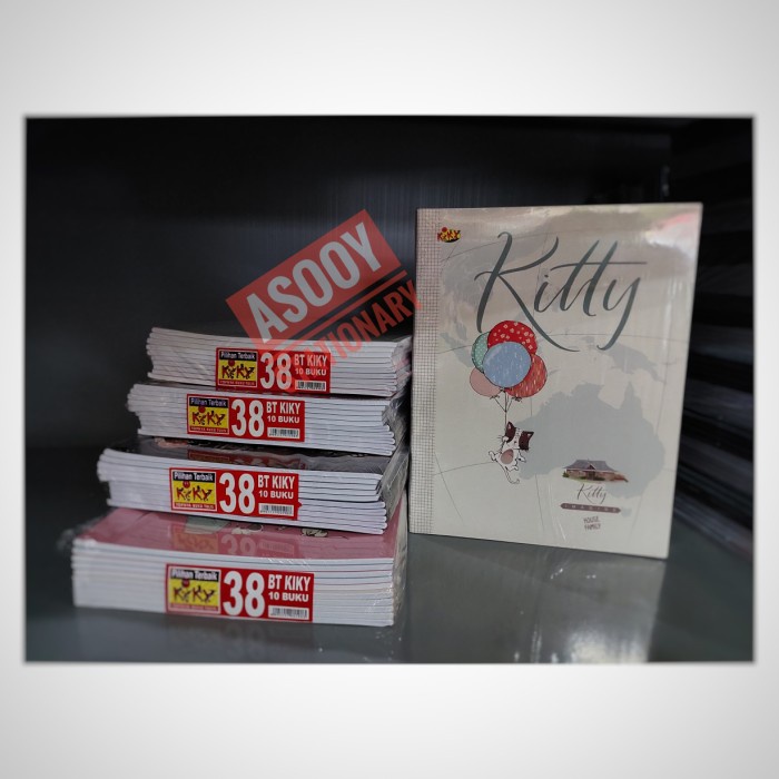 

TERMURAH Buku tulis KIKY 38 lembar (isi 10 buku) /BUKU TULIS SEKOLAH/BUKU TULIS SIDU/BUKU TULIS