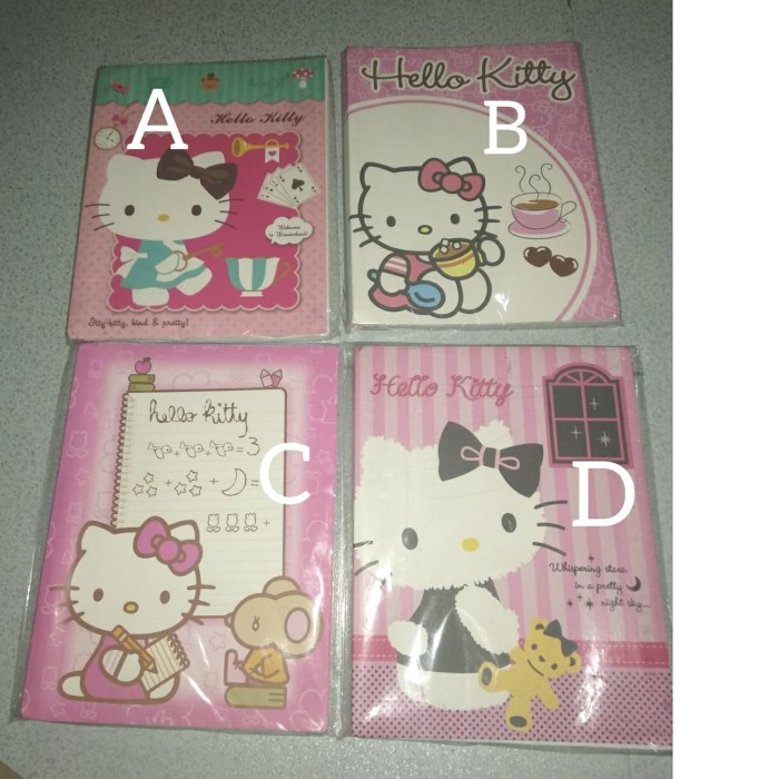 

TERMURAH Buku tulis Hello Kitty 18 x 23,5 cm /BUKU TULIS SEKOLAH/BUKU TULIS SIDU/BUKU TULIS