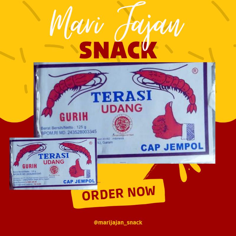 

Terasi Udang Khas Cirebon 125 gr