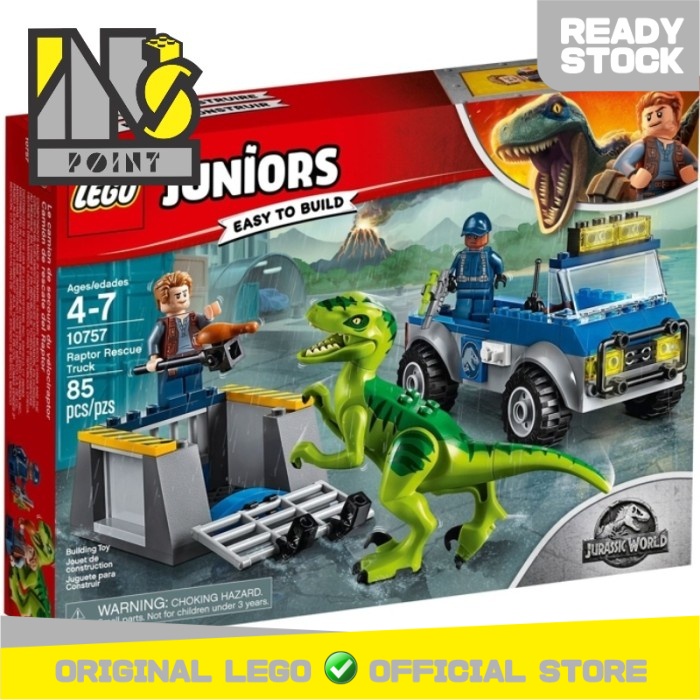 LEGO 10757 - Juniors - Raptor Rescue Truck