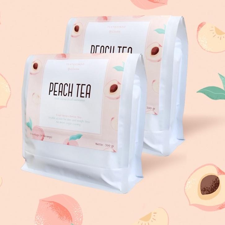 

Termurah⭐28 days - Teatoxindo stevia Peach Tea