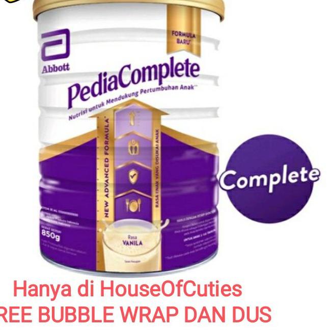 

Limited⭐✅Pediacomplete Vanila 850 gram FREE BUBBLE WRAP DAN DUS *NO CREDIT CARD PAYMENT*