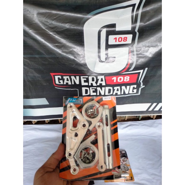 pangkon lampu,dudukan lampu set pangkon plat cnc as 33