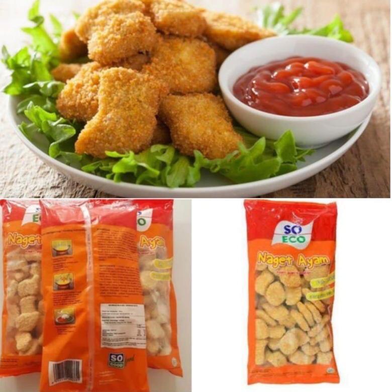 

Stok terbaru SO ECO SOECO so good chicken nugget 1kg 500gr naget ayam