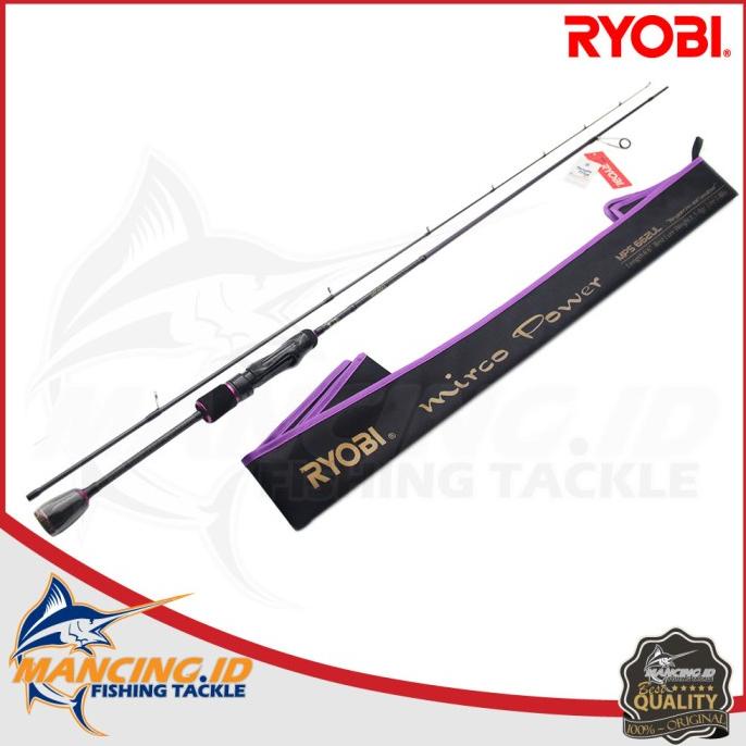 Gratis Ongkir Joran Ryobi Micro Power MPS602UL (Fuji) Ultra Light Spinning Rod Kualitas Terbaik (mc00gs)