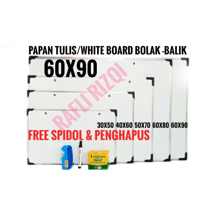 

Terlaris Papan Tulis / White Board 60X90 Whiteboard