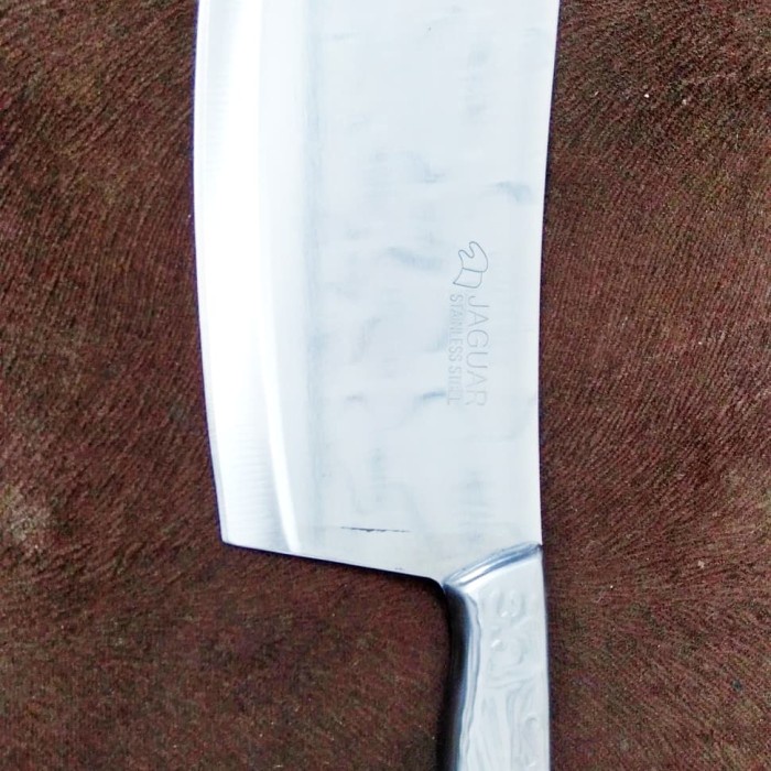 Pisau Stainless steel anti tumpul gagang besi anti karat super tajam bahan cakram W7V8 lebar super t