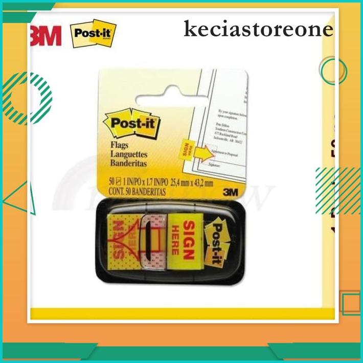 

3M POST IT SIGN HERE 680-9 BEST PRODUK