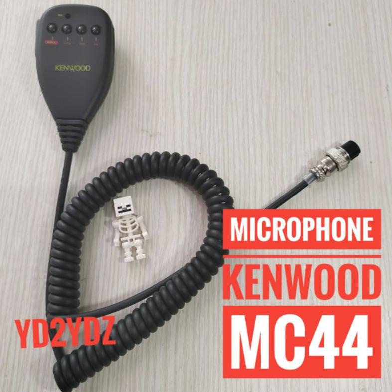 Diskon Habis Extramic Radio Rig Kenwood Mc44 Tm231 Tm241 Mc-44 Mic Microphone Handmic Tm201 Tm401 Tr