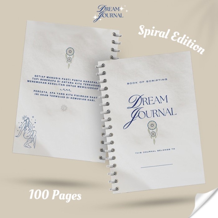 

Terlaris [Spiral Edition] Dream Journal The Book Of Scripting Dreams