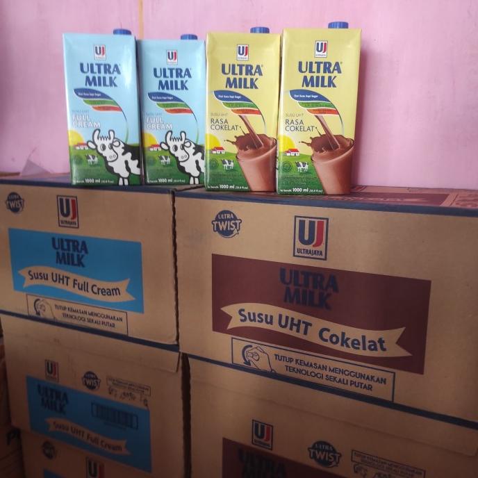 

Ultra Milk Susu Uht Full Cream 1 Liter 1 Karton ---NEW---