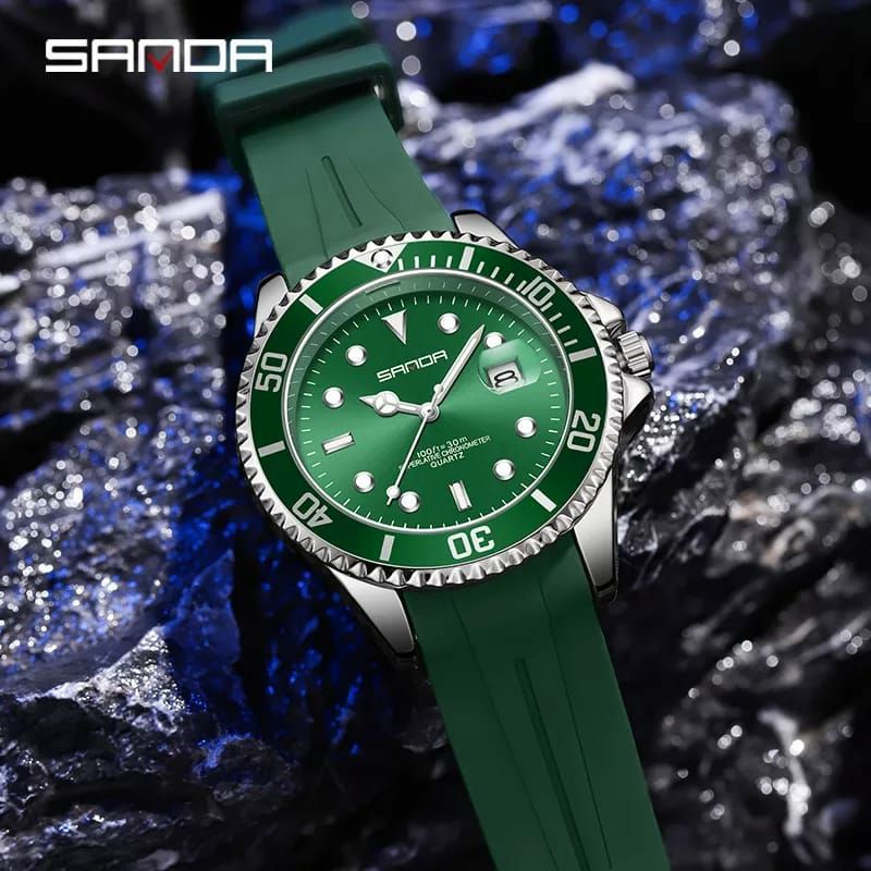 Jam Tangan Sanda Mariner Jam Tangan Pria Rubber Bahan Halus Class High Premium Super