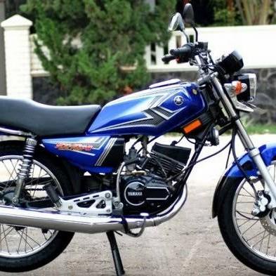 Emblem Paket Stiker Striping Emblem Rx King 2004 Biru